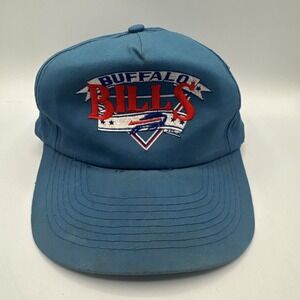 Vintage Buffalo Bills SnapBack Hat Drew Pearson NFL Official Licensed 100%Cotton